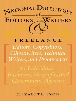 cover image of The National Directory of Editors and Writers